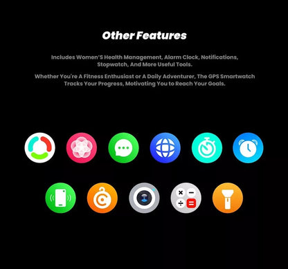 Swimming Smart Watch, 10ATM IP69 Waterproof, Built-in GPS, Military-Grade, AMOLED Display, AI Voice